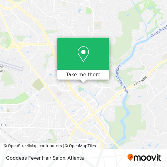 Goddess Fever Hair Salon map