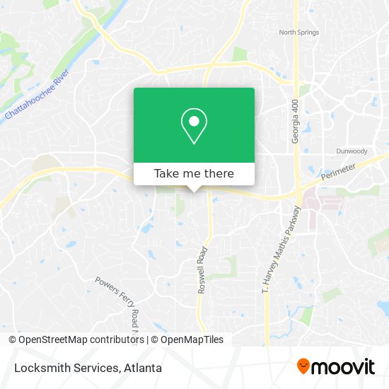 Mapa de Locksmith Services