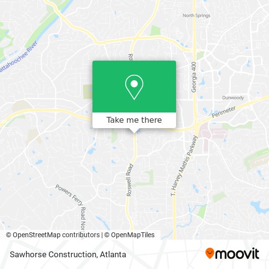 Sawhorse Construction map