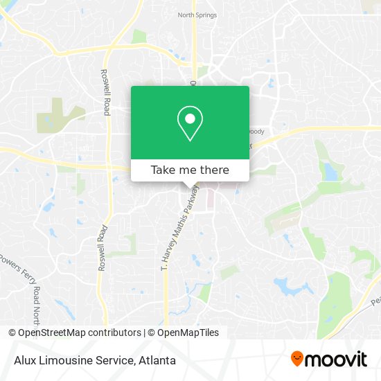 Mapa de Alux Limousine Service