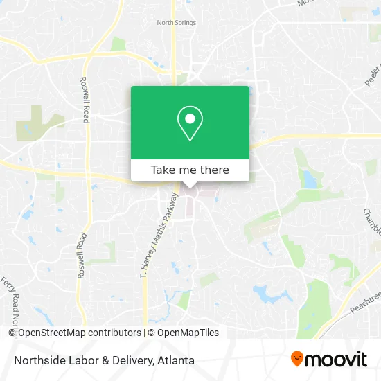Mapa de Northside Labor & Delivery