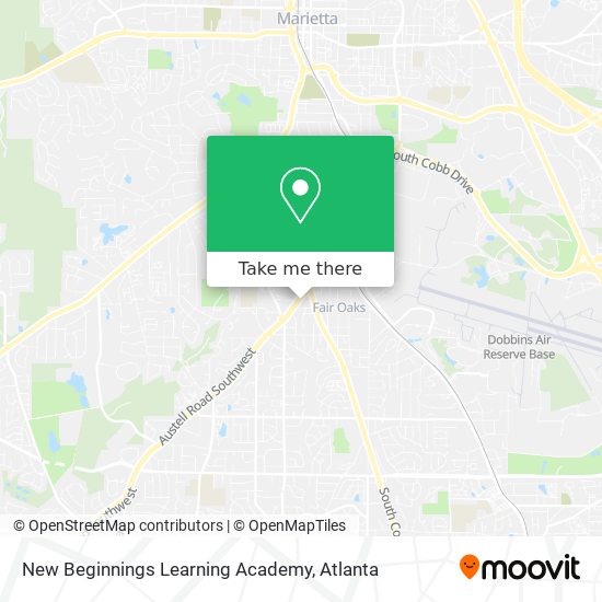 New Beginnings Learning Academy map