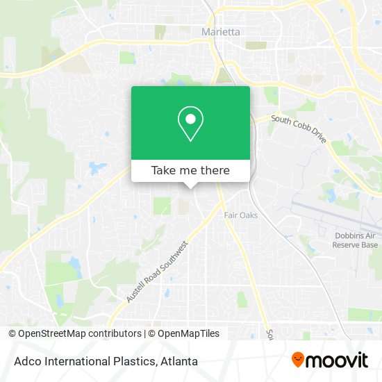 Mapa de Adco International Plastics