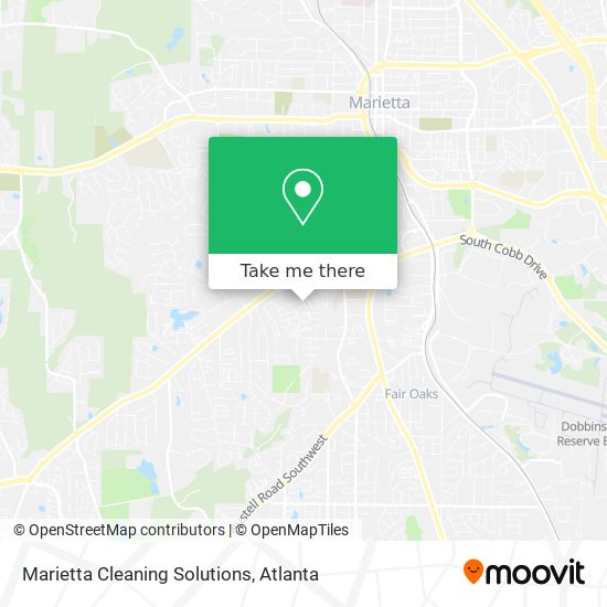 Mapa de Marietta Cleaning Solutions