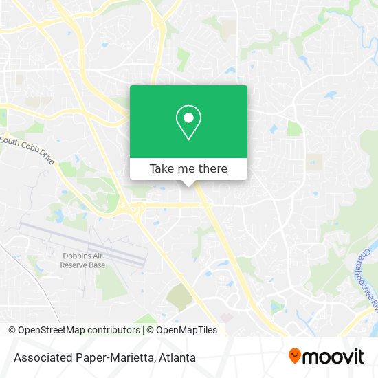 Mapa de Associated Paper-Marietta