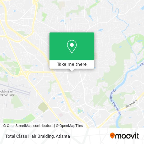 Total Class Hair Braiding map