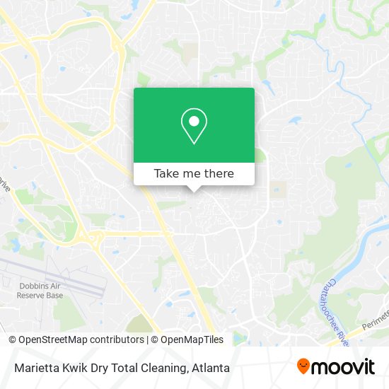 Marietta Kwik Dry Total Cleaning map