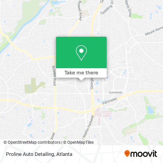 Proline Auto Detailing map