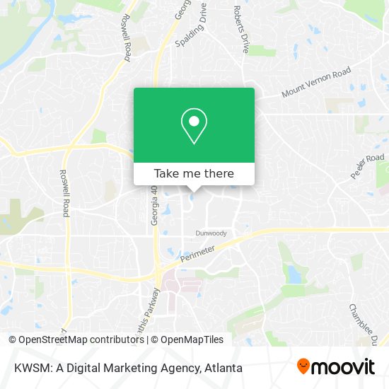 KWSM: A Digital Marketing Agency map