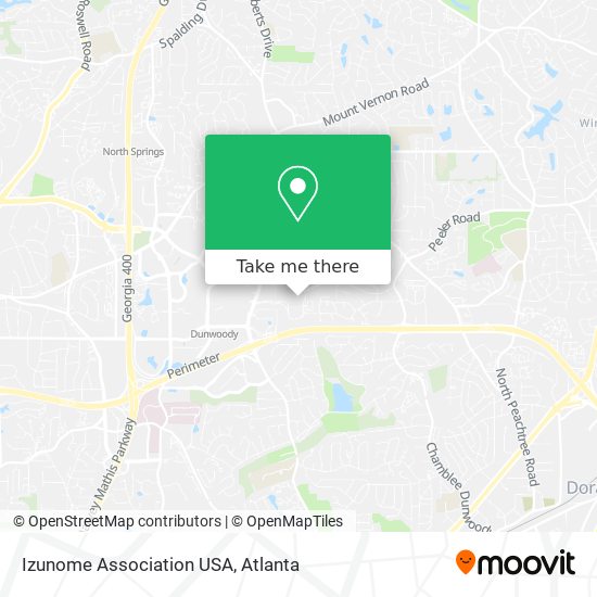 Izunome Association USA map