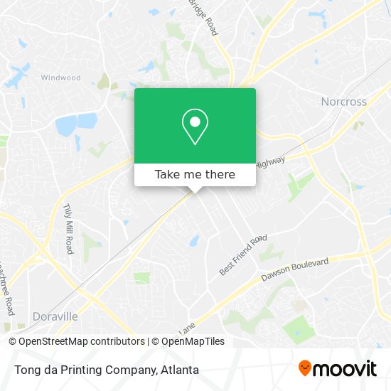 Tong da Printing Company map