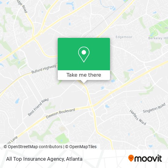 Mapa de All Top Insurance Agency