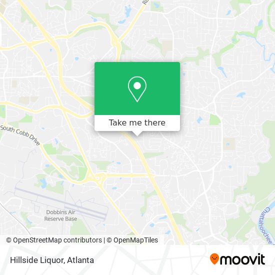 Mapa de Hillside Liquor