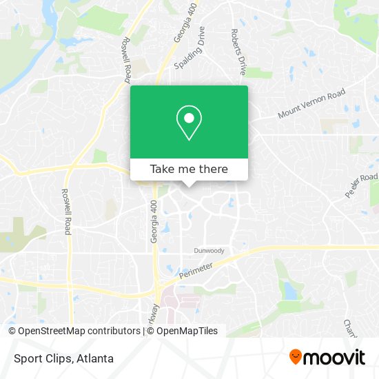 Sport Clips map