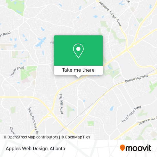 Apples Web Design map