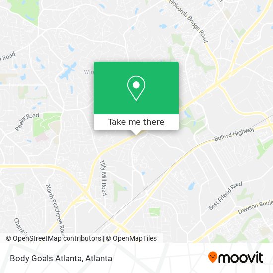 Body Goals Atlanta map