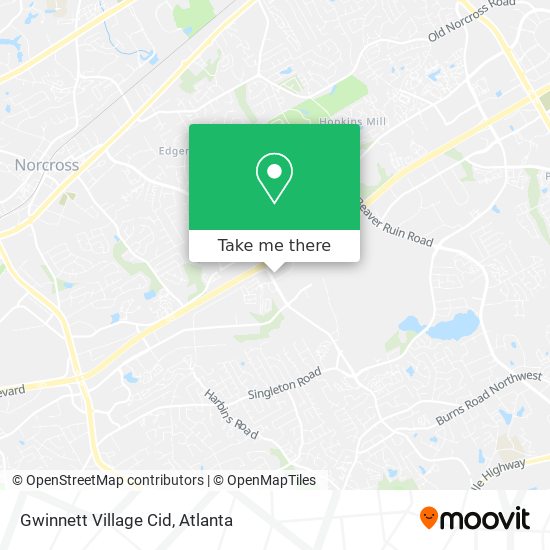 Gwinnett Village Cid map