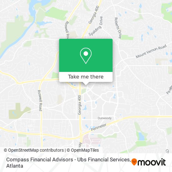 Compass Financial Advisors - Ubs Financial Services map