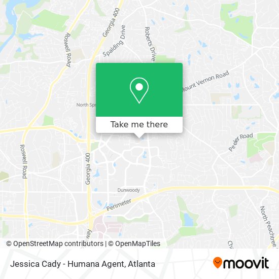 Mapa de Jessica Cady - Humana Agent