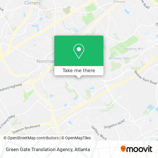 Mapa de Green Gate Translation Agency