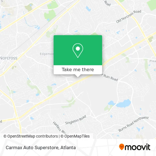 Mapa de Carmax Auto Superstore