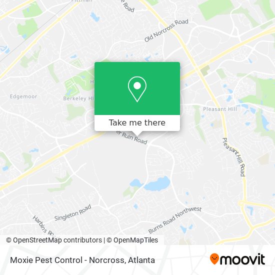 Moxie Pest Control - Norcross map