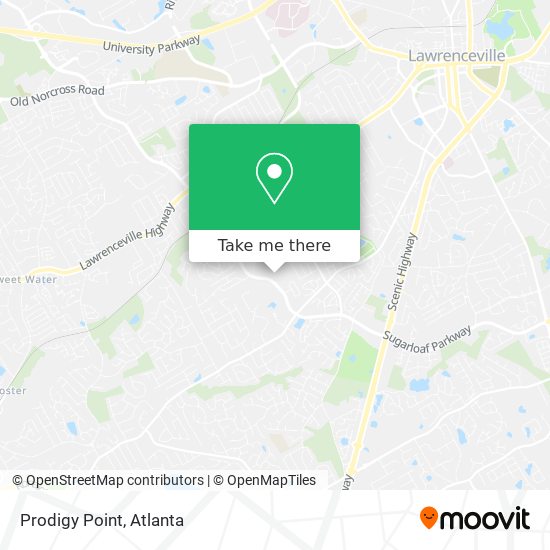 Mapa de Prodigy Point