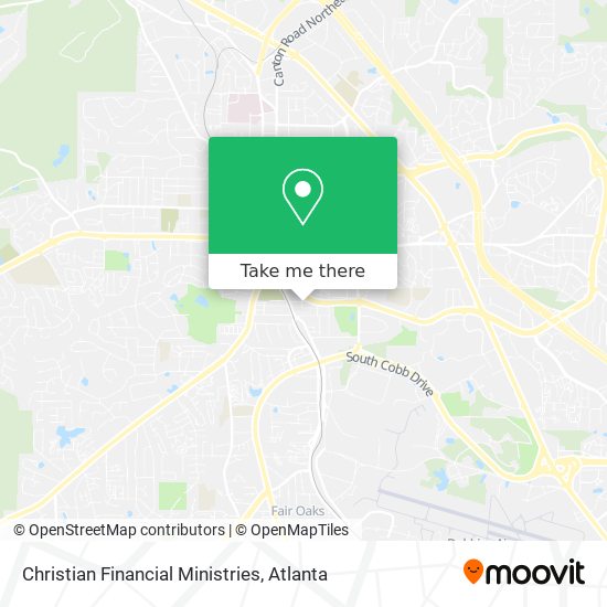 Christian Financial Ministries map