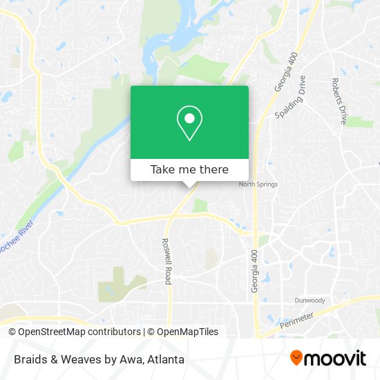 Mapa de Braids & Weaves by Awa