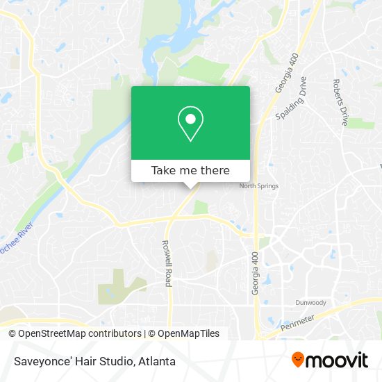 Saveyonce' Hair Studio map