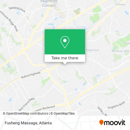 Fusheng Massage map