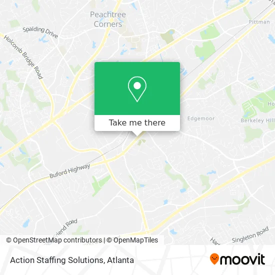 Action Staffing Solutions map