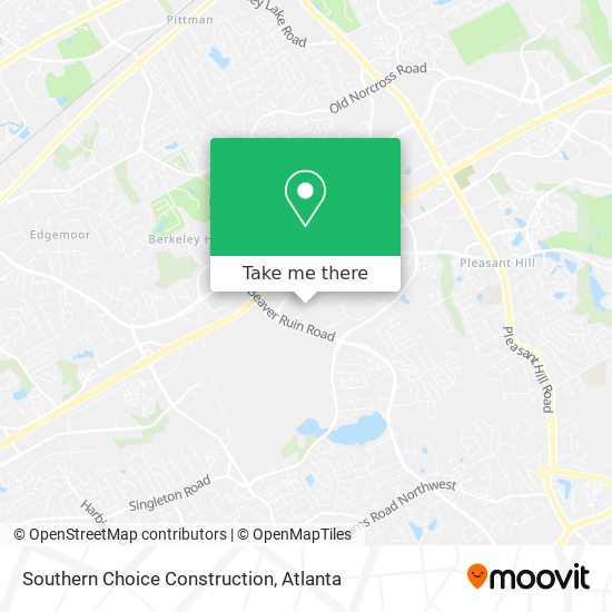 Southern Choice Construction map