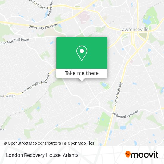 Mapa de London Recovery House