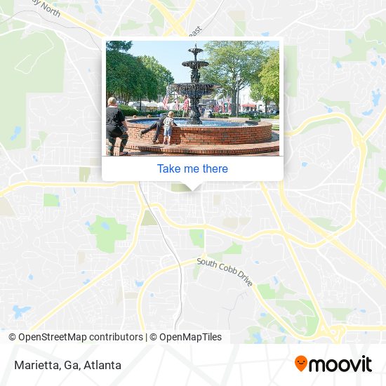 Marietta, Ga map