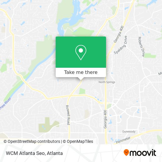 Mapa de WCM Atlanta Seo