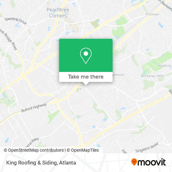 Mapa de King Roofing & Siding