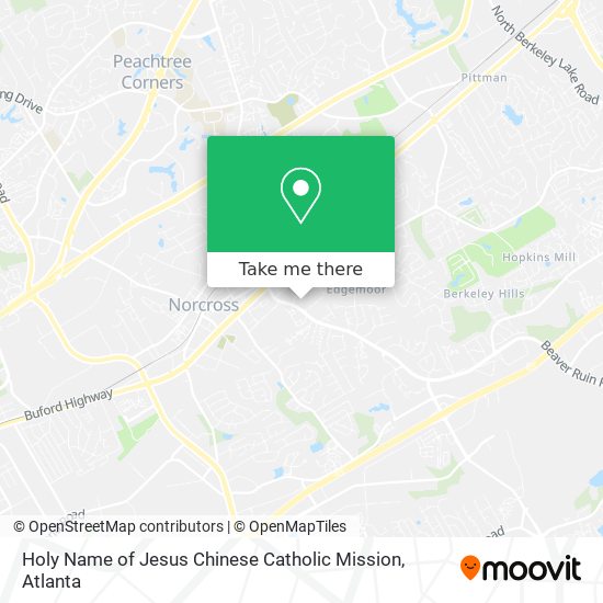 Holy Name of Jesus Chinese Catholic Mission map