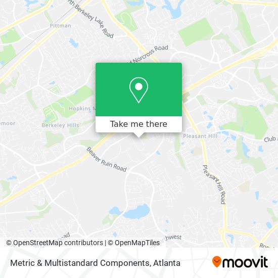 Metric & Multistandard Components map