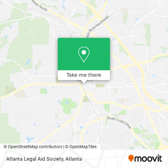 Mapa de Atlanta Legal Aid Society