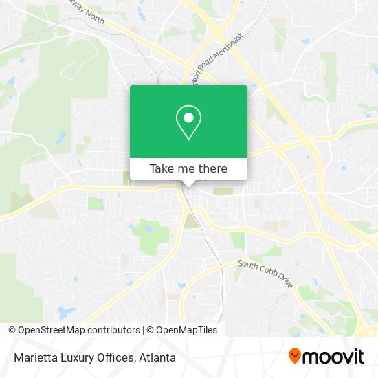 Marietta Luxury Offices map