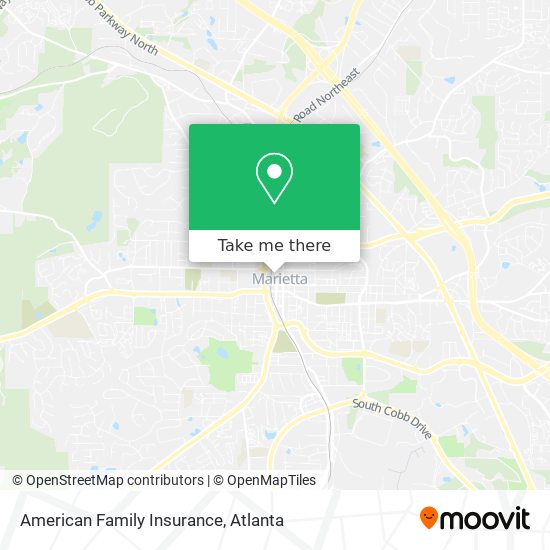 Mapa de American Family Insurance