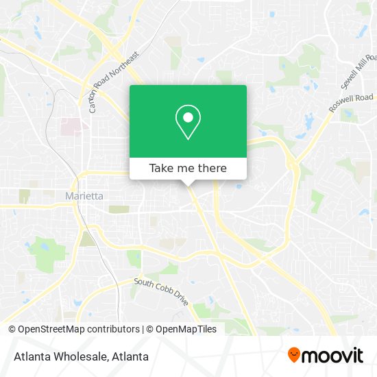 Atlanta Wholesale map