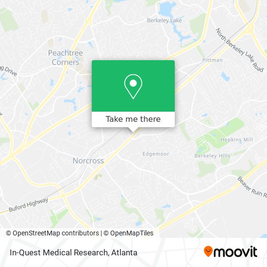 In-Quest Medical Research map