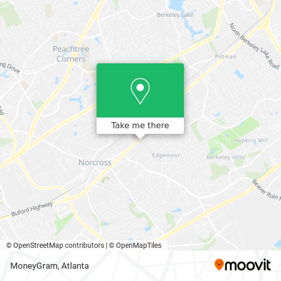 Mapa de MoneyGram
