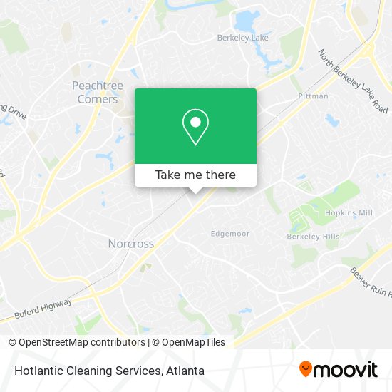 Hotlantic Cleaning Services map