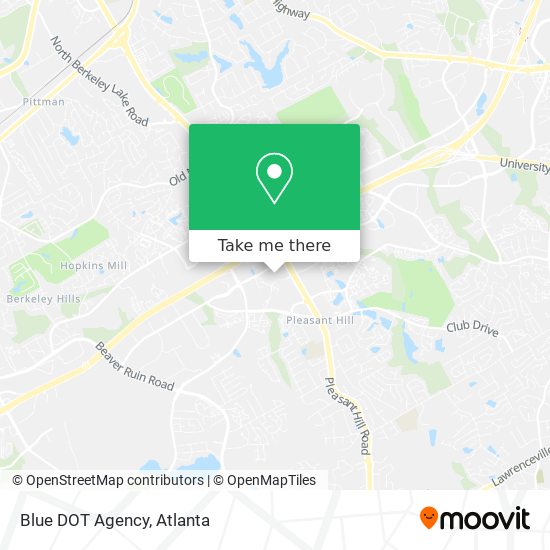 Mapa de Blue DOT Agency