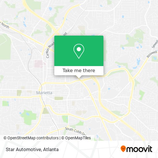 Star Automotive map