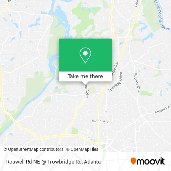 Roswell Rd NE @ Trowbridge Rd map