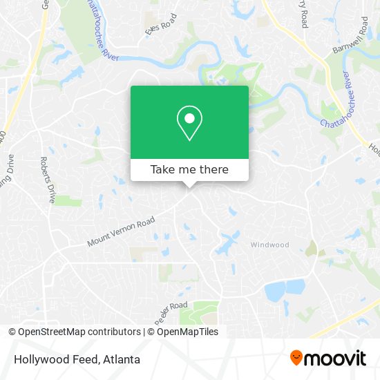 Hollywood Feed map